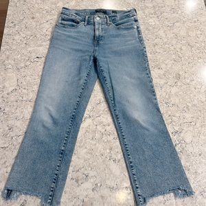 Lucky Brand mid rise crop Ava mini boot